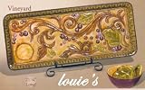 Vineyard Collection Long Serving Tray with Dipping Bowl