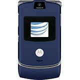 Motorola RAZR V3 Blue Prepaid GoPhone (AT&T) with $35 Airtime Included
