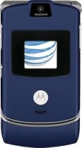 Motorola RAZR V3 Blue Prepaid GoPhone (AT&T) with $35 Airtime Included