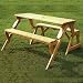 Kitchen & Housewares : Picnic Table which converts to a Garden bench
