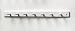 Spectrum 82200 Seven-Peg Wood Rack, White