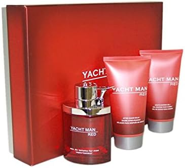 Yacht Man Red Gift Set 3 Pcs for men