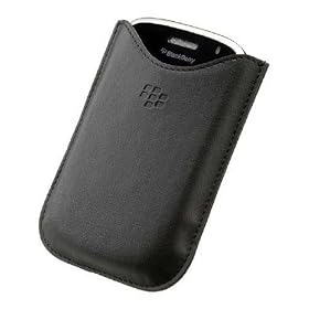 Genuine BlackBerry 8900 Javelin Koskin Leather Pocket - Black