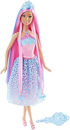 Barbie Endless Hair Kingdom Princess Doll, Blue