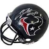 ANDRE JOHNSON SIGNED AUTOGRAPHED MINI HELMET HOUSTON TEXANS COA + HOLOGRAM