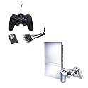 PlayStation 2 Console with Advanced Upgrade Kit Bundle - Satin Silver