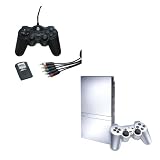 PlayStation 2 Console with Advanced Upgrade Kit Bundle - Satin Silver