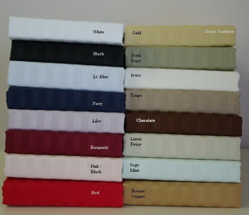 T300 Queen size sheets Solid 100% Egyptian cotton sheet set (Lit-Blue)