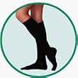 Juzo Attractive 4601 Closed Toe Knee Highs 20-30 mmHg
