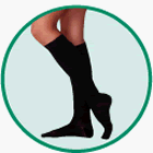 Juzo Attractive 4601 Closed Toe Knee Highs 20-30 mmHgRegular IIBeige