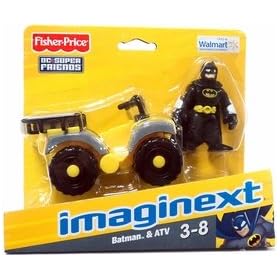  Fisher-Price Imaginext DC SUPER FRIENDS EXCLUSIVE BATMAN & ATV