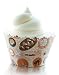 Halloween Cupcake Wrapper - Set of 12 - Witches Hat & Broom, Black Cat, RIP, Bones, Spider, Bat & Pu