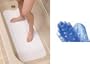 Extra Long Bath Mat - Blue (Translucent Blue) (39.5" L x 16" W)