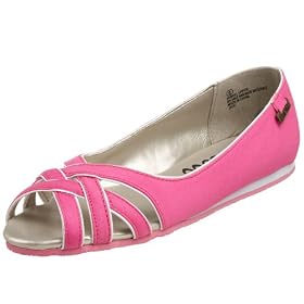 Buy O'Neill Ladies Jade Criss Cross Peep Toe Casual Flat by Oneill