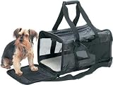 Maxam Pet Club Italian Stone Design Genuine Leather Pet Carrier