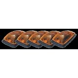 5 Chevy Style Cab Marker LED Light Kit With Amber Lens by Global Parts