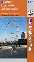 London North: The City, West End, Enfield and Ealing (Explorer Maps) (OS Explorer Map)