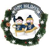 St. Louis Rams 20 Inch Team Snowman Wreath