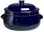 Emile Henry Couleurs 4.2-Quart Fait-Tout Round Casserole with Lid, Cobalt