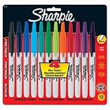 Sharpie RT Retractable Permanent Markers, 12 Pack