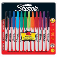 Childrens Toyshop  Office Products : Sharpie RT Retractable Permanent Markers, 12 Pack