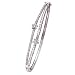 14K White Gold 1 3/8 ct. Diamond Bangle Bracelet (Higher Quality)