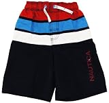 Toddler Boys Navy Blue Pull-On Swim Shorts/Swimwear/Swim Trunks - Nautica