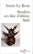 Soudain, un bloc d'ab�me, Sade