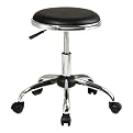 Office Star Rolling Stool - Black