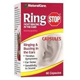 NaturalCare RingStop for Ringing and/or Buzzing in Ears, Capsules, 60-Count Bottle