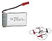 Holy Stone 2 x 3.7V 750mAh Lipo Battery for MJX RC Quadcopter X200 X300C X400 X500 X800