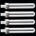 9w Uv Lamp Light Bulb Tube Gel Nail Art Dryer, Set of 4