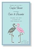 Posh Flamingos Party Invitations