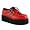 Red Leather/Black Skull