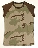 Women's Tri-color Camo S/s Raglan T-shirt