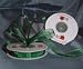 Sheer Organza Ribbon Mono Edge - 3/8" - 25 Yards (75 FT) - Green