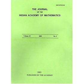 Journal of the Indian Academy of Mathematics by 
