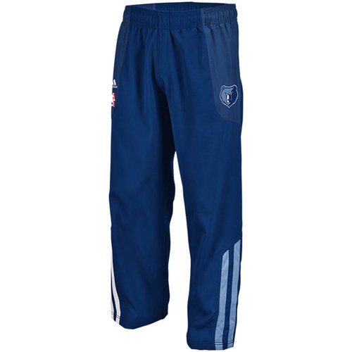 NBA adidas Memphis Grizzlies Navy Blue On-Court Warm-Up Pants (Large)
