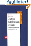 Cours de math�matiques sp�ciales, tom...