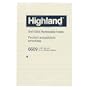 Highland Notes, Pad, 4 Inches x 6 Inches, Lined, Yellow, 12 Pads per Pack