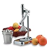 European Style Stainless Steel and Chrome Manual Citrus Press