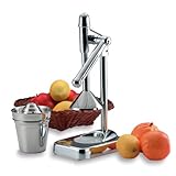 European Style Stainless Steel and Chrome Manual Citrus Press