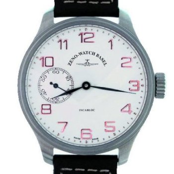 Zeno Pilot Oversized Manual Winding Ref. 8558/9 W-SV, Zeno-Watch Basel Watches, Mens Watches,Mens Zeno-Watch Basel Watches