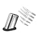 Global G835/WSD 6-Piece Knife Set with Block with Black Dots