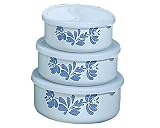 Pfaltzgraff Yorktowne 6-Piece Enamel on Steel Bowl Set, Small