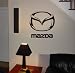 GARAGE WALL MAZDA ZOOM EMBLEM LOGO DECAL STICKER ART 08