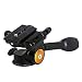EXMAX Q08 Video Tripod Ball Head 3-way Fluid Head Rocker Arm 360 panoramic head Quick Release Plate for DSLR camera, DV photography Tripod Monopod