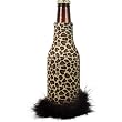 Longneck Koozie - Leopard/Black Trim