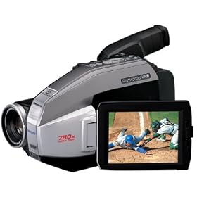 Panasonic PVL552 VHS-C Camcorder w/ 4.0" Color LCD & Viewfinder