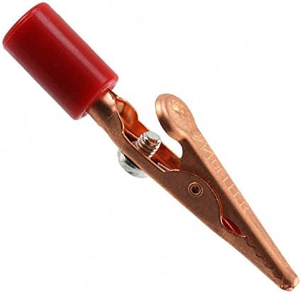 CLIP COPPER 10A RED ALLIGATOR (10 pieces)